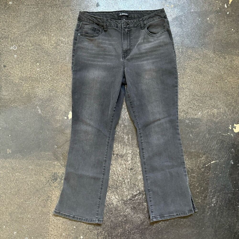 D. Jeans Black Stretch Jeggings Women’s Size 12 5 Pocket Style